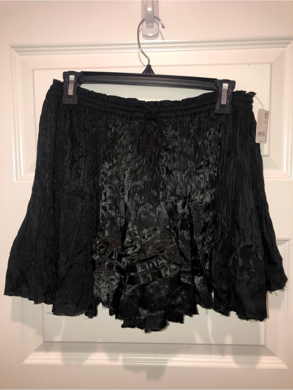 New Free People FP One Third Charm Black Mini Skirt sz M - Picture 2 of 4